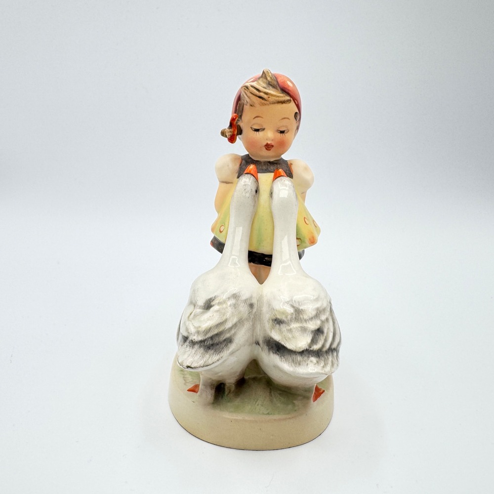 Goebel Hummel Goose Girl Figurine 47/0 West Germany TMK-6 Vintage Porcelain